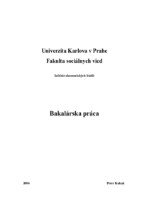 Bakalárska práca uk fakulta socialnych a ekonomických vied