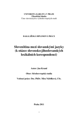 Jihoslovanske Jazyky